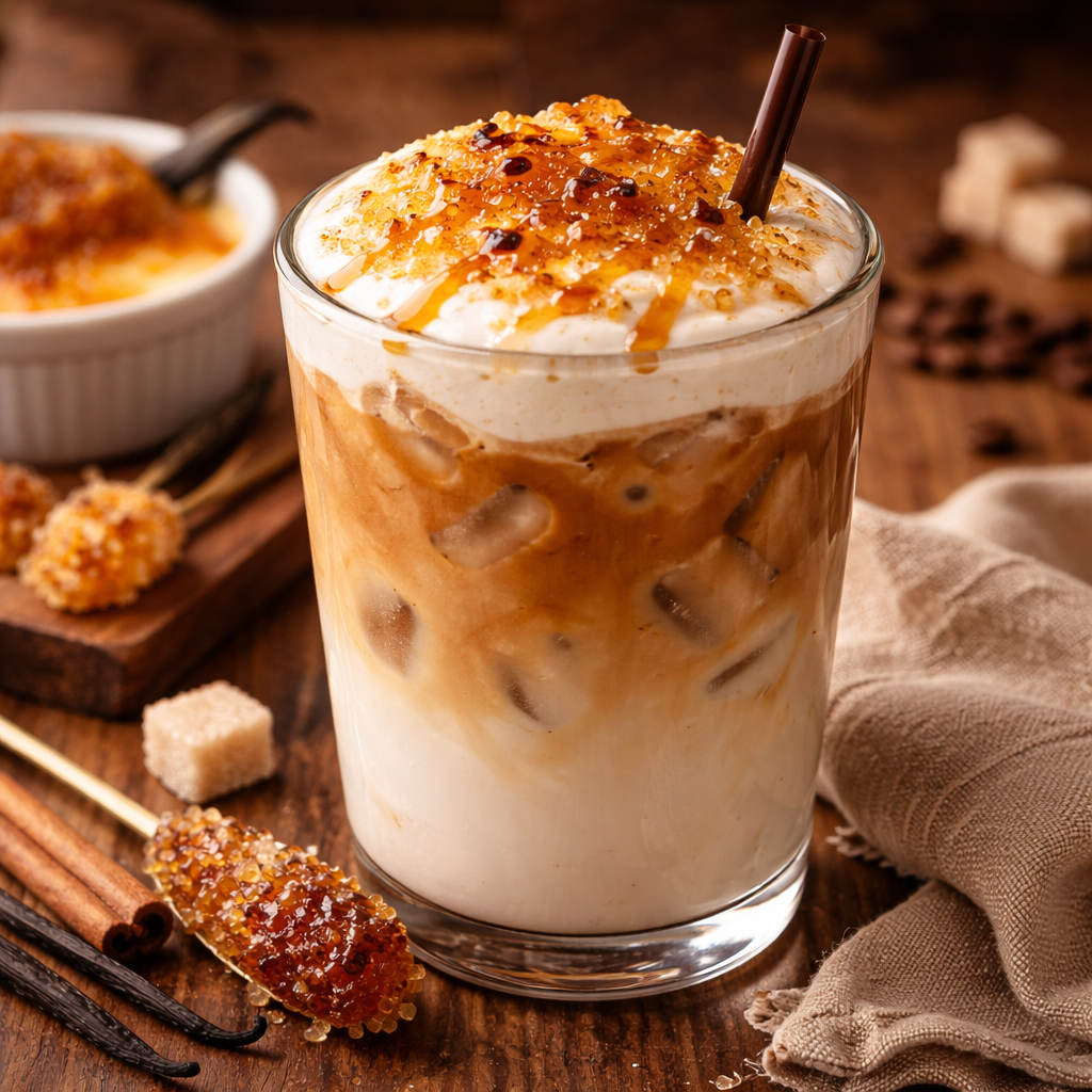 Ice Creme Brulle Latte Kopi Sejiwa